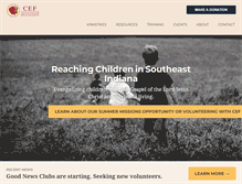 Tablet Screenshot of cefseindiana.com